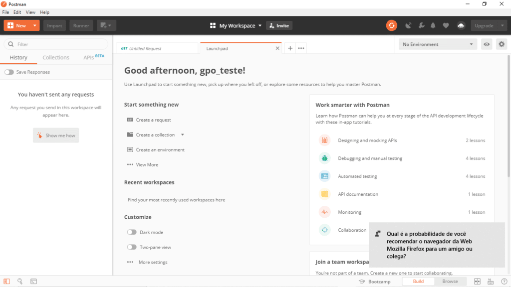Instalando e utilizando o Postman 5 image 13