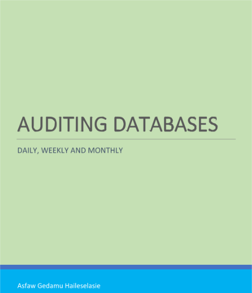 Auditando Banco de Dados