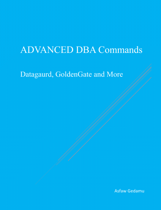 Advanced DBA Commands