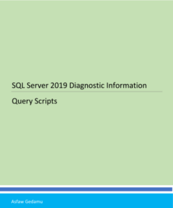 SQL Server 2019 Diagnostic Information – GPO (Grupo de Profissionais ...